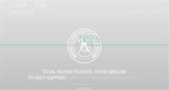 Desktop Screenshot of climbforcaptives.com